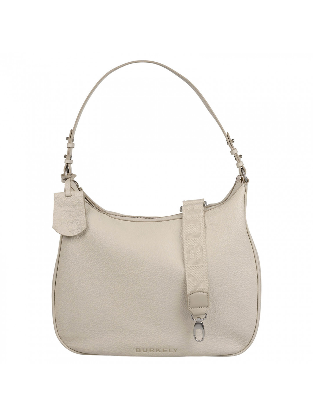 Dámská kožená kabelka přes rameno Burkely Ronda – krémová